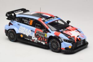 Hyundai i20 N Rally1 #16 A. Fourmaux / A. Coria Rally Monte Carlo 2026 IXO 1:18 18RMC270A Métal — image 4 sur 6
