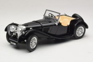 Jaguar SS100 Roadster Noir Bburago 1:18 3006-M3 Métal