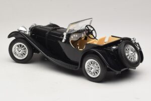Jaguar SS100 Roadster Noir Bburago 1:18 3006-M3 Métal — image 5 sur 6