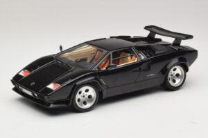 Lamborghini Countach 5000 Quattrovalvole Noir Bburago 1:18 3337 Métal