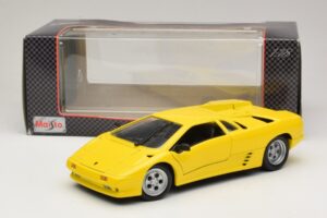 Lamborghini Diablo Jaune Maisto 1:18 32803 Métal — image 8 sur 8