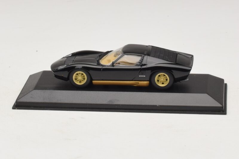 Lamborghini Miura P400 Noir Minichamps 1:43 430103004 Métal