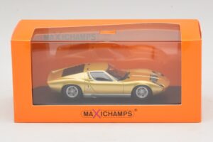 Lamborghini Miura P400 Or Maxichamps 1:43 940103002 Diecast — image 5 sur 5