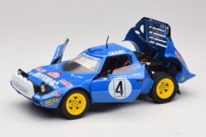 Lancia Stratos HF #4 B. Darniche / A. Mahe Rally Monte Carlo 1979 Solido 1:18 9019 Métal — image 2 sur 8