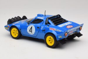 Lancia Stratos HF #4 B. Darniche / A. Mahe Rally Monte Carlo 1979 Solido 1:18 9019 Métal — image 7 sur 8