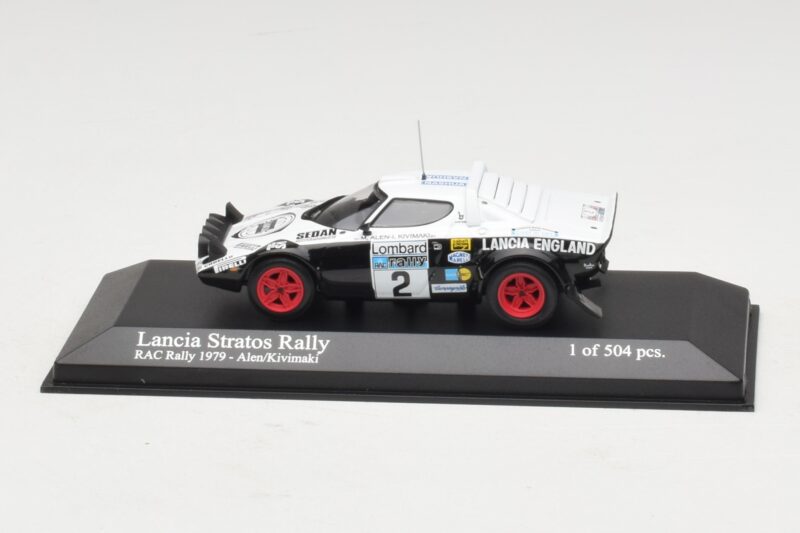 Lancia Stratos Rally #2 M. Alen / I. Kivimaki RAC Rally 1979 Minichamps 1:43 430791202 Métal