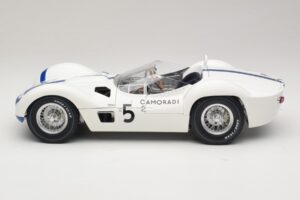 Maserati Tipo 61 #5 Camoradi S. Moss / D. Gurney 1000km Nurburgring Winner 1960 Minichamps 1:12 120601205 Métal — image 4 sur 8