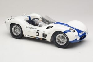 Maserati Tipo 61 #5 Camoradi S. Moss / D. Gurney 1000km Nurburgring Winner 1960 Minichamps 1:12 120601205 Métal — image 6 sur 8