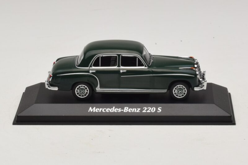 Mercedes 220 S W180 Vert Foncé Maxichamps 1:43 940033001 Diecast