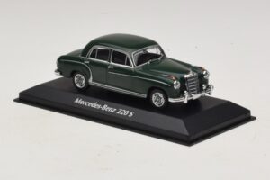 Mercedes 220 S W180 Vert Foncé Maxichamps 1:43 940033001 Diecast — image 3 sur 5