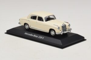 Mercedes 220 S W180 Blanc Maxichamps 1:43 940033000 Diecast — image 3 sur 5