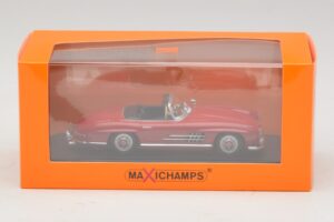 Mercedes 300 SL W198 Roadster Rouge Maxichamps 1:43 940039031 Diecast — image 5 sur 5