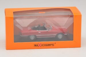 Mercedes 350 SL R107 Rouge Maxichamps 1:43 940033432 Diecast — image 5 sur 5