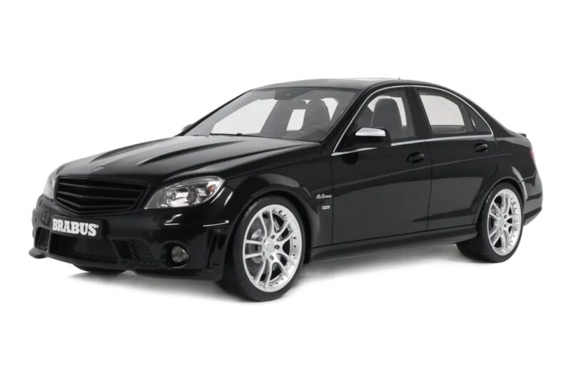 Mercedes C63 AMG W204 Brabus B63S Obsidian Black GT Spirit 1:18 GT582 Résine
