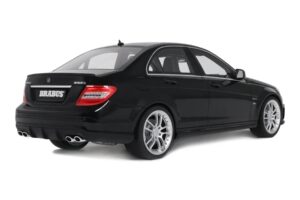 Mercedes C63 AMG W204 Brabus B63S Obsidian Black GT Spirit 1:18 GT582 Résine — image 2 sur 5