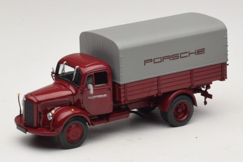 Mercedes L3500 Plateau Porsche Minichamps 1:43 439350027 Métal