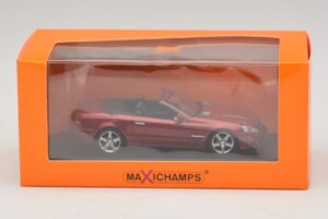 Mercedes SL R230 Rouge Métallisé Maxichamps 1:43 940037530 Métal — image 5 sur 5