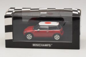 Mini Cooper One R50 Rouge Avec Drapeau Japonais Minichamps 1:43 MINI034 Métal — image 5 sur 5