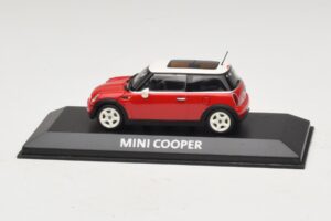 Mini Cooper S R53 Rouge Avec Toit Panoramique Minichamps 1:43 MINI024 Diecast