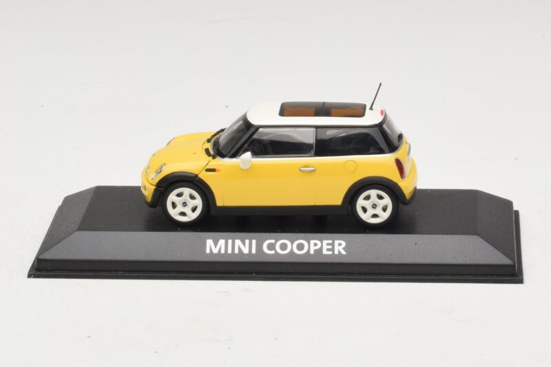 Mini Cooper S R53 Jaune Avec Toit Panoramique Jaune Minichamps 1:43 MINI029 Diecast