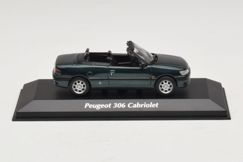 Peugeot 306 Cabriolet Vert Métallisé Maxichamps 1:43 940112833 Diecast