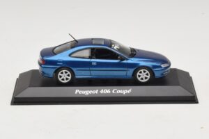 Peugeot 406 Coupé Bleu Métallisé Maxichamps 1:43 940112620 Diecast