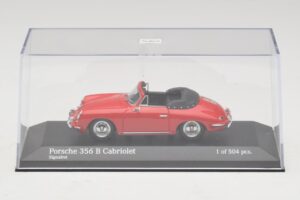 Porsche 356 B Cabriolet Rouge Minichamps 1:43 400064331 Métal — image 4 sur 5