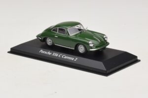 Porsche 356C Carrera 2 Vert Foncé Maxichamps 1:43 940062360 Diecast — image 3 sur 5
