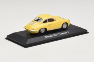 Porsche 356C Carrera 2 Jaune Maxichamps 1:43 940062361 Métal — image 2 sur 5