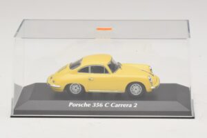 Porsche 356C Carrera 2 Jaune Maxichamps 1:43 940062361 Métal — image 4 sur 5