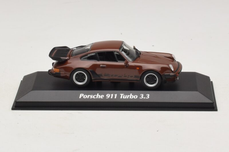 Porsche 911 930 Turbo 3.3 Marron Maxichamps 1:43 940069001 Métal