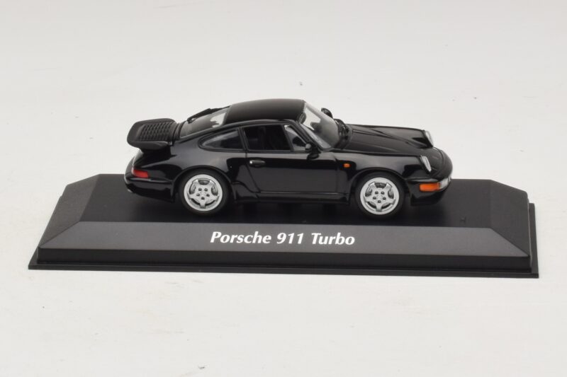 Porsche 911 964 Turbo Noir Maxichamps 1:43 940069101 Métal