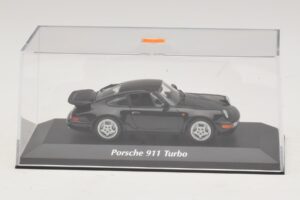 Porsche 911 964 Turbo Noir Maxichamps 1:43 940069101 Métal — image 4 sur 5