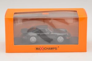 Porsche 911 964 Turbo Noir Maxichamps 1:43 940069101 Métal — image 5 sur 5