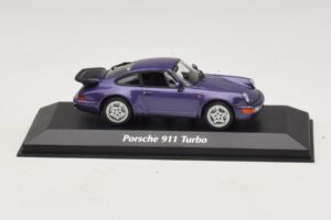 Porsche 911 964 Turbo Violet Métallisé Maxichamps 1:43 940069100 Métal