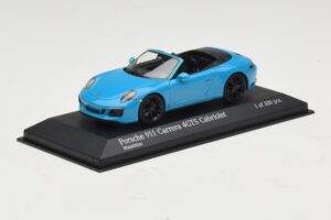 Porsche 911 991.1 Carrera 4 GTS Cabriolet Bleu Minichamps 1:43 410067332 Métal — image 2 sur 5