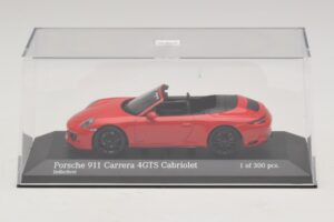 Porsche 911 991.1 Carrera 4 GTS Cabriolet Rouge Minichamps 1:43 410067330 Métal — image 4 sur 5