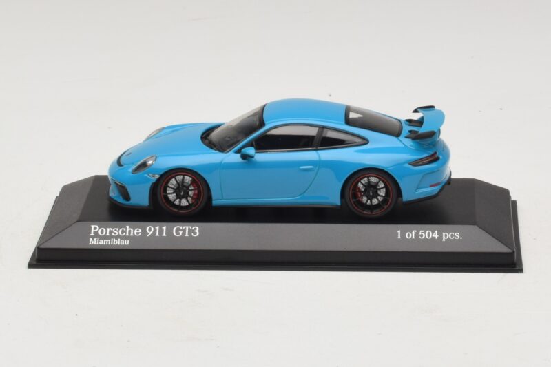 Porsche 911 991.1 GT3 Bleu Minichamps 1:43 410066022 Métal