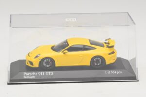 Porsche 911 991.1 GT3 Jaune Minichamps 1:43 410066020 Métal — image 4 sur 5