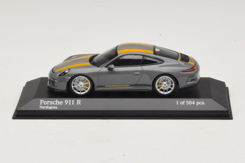 Porsche 911 991.1 R Gris Minichamps 1:43 410066232 Diecast