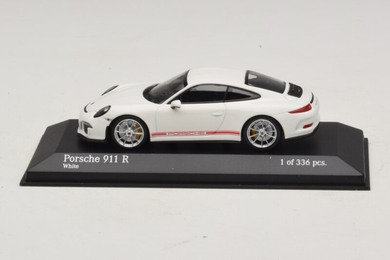 Porsche 911 991.1 R Blanc Minichamps 1:43 410066221 Métal
