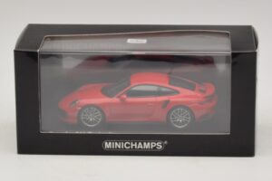 Porsche 911 991.1 Turbo S Rouge Minichamps 1:43 410067170 Métal — image 5 sur 5