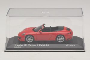 Porsche 911 991.2 Carrera 4 Cabriolet Rouge Minichamps 1:43 410067230 Métal — image 4 sur 5