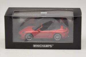 Porsche 911 991.2 Carrera 4 Cabriolet Rouge Minichamps 1:43 410067230 Métal — image 5 sur 5