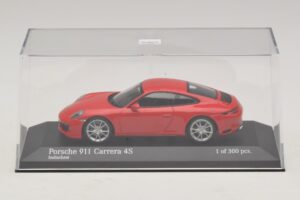 Porsche 911 991.2 Carrera 4S Rouge Minichamps 1:43 410067240 Métal — image 4 sur 5