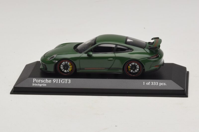 Porsche 911 991.2 GT3 Vert Minichamps 1:43 410066028 Métal