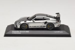 Porsche 911 991.2 GT3 RS Argent Minichamps 1:43 410067020 Diecast