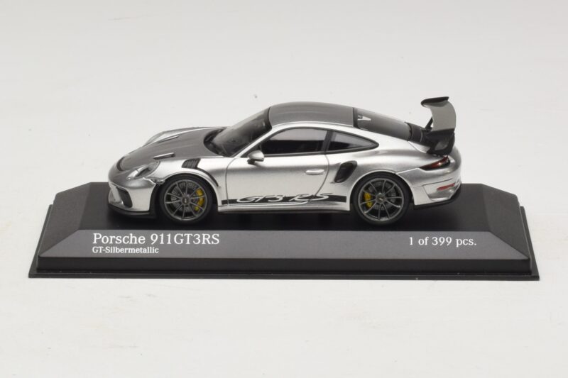 Porsche 911 991.2 GT3 RS Argent Minichamps 1:43 410067020 Diecast