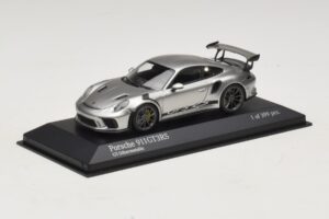 Porsche 911 991.2 GT3 RS Argent Minichamps 1:43 410067020 Diecast — image 2 sur 5