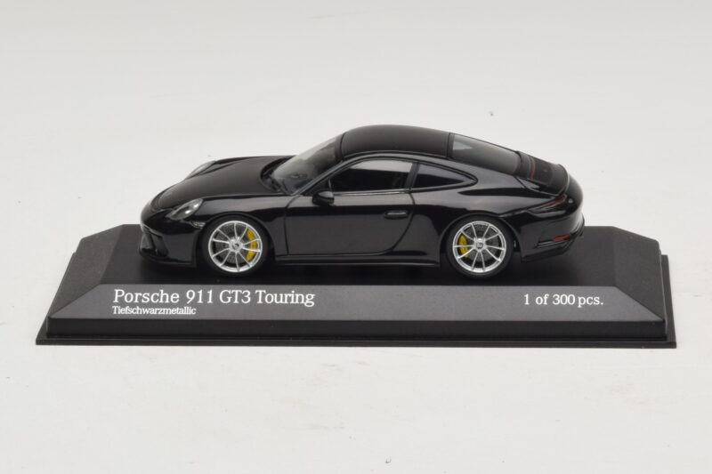 Porsche 911 991.2 GT3 Touring Noir Métallisé Minichamps 1:43 410067424 Diecast